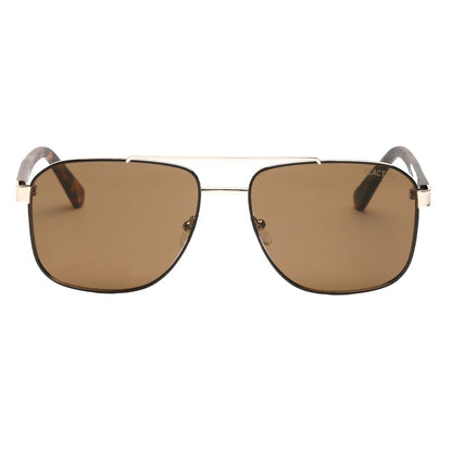 Brown Resin Sunglasses-Kenneth Cole-LabelTerrace.com