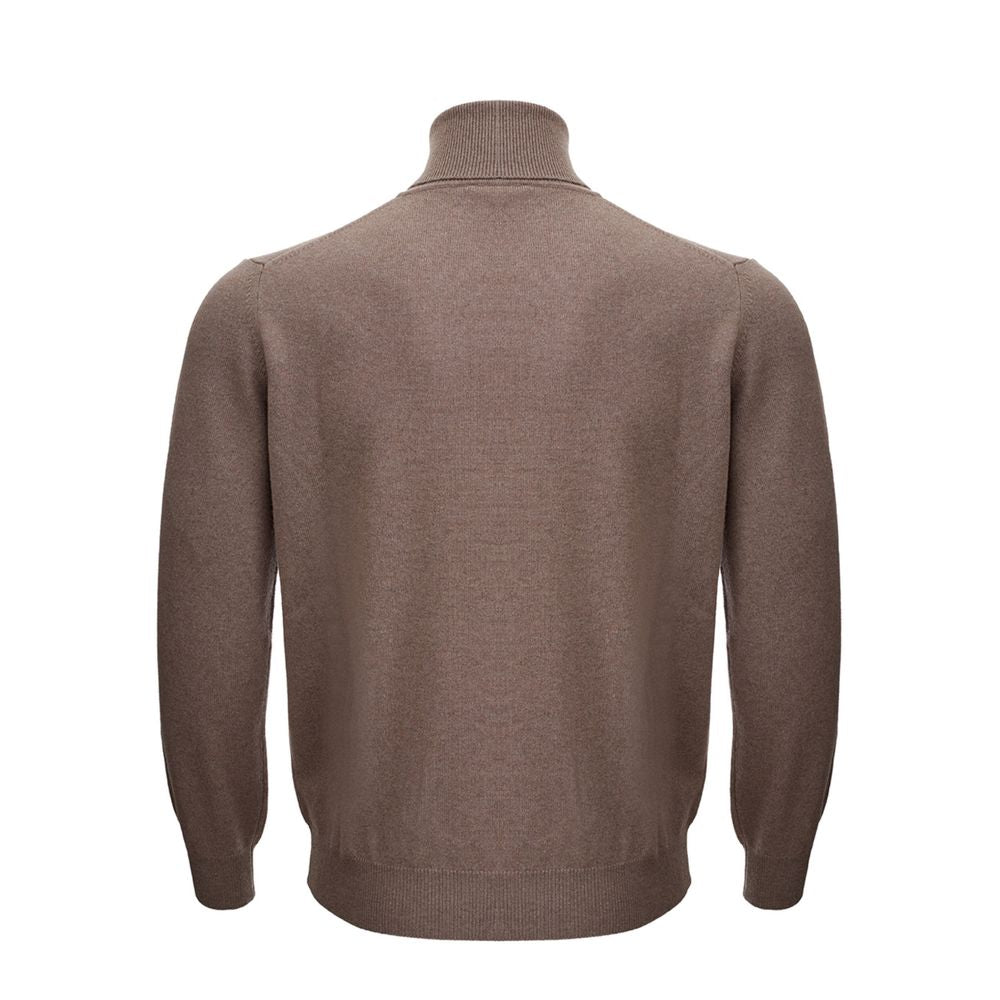 Brown Wool Turtleneck