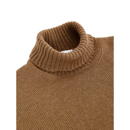Brown Wool Turtleneck