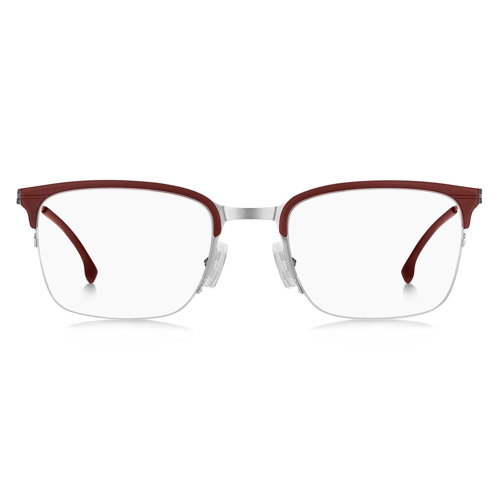 Burgundy Metal Frames-Hugo Boss-LabelTerrace.com