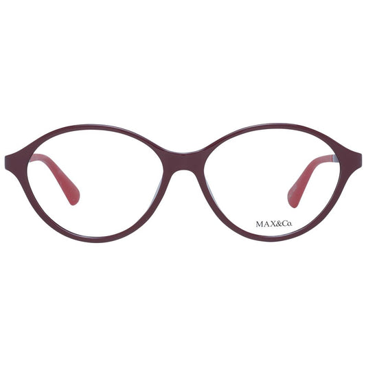 Burgundy Women Glasses Frame