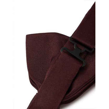 Burgundy Silk Bowty-Dolce & Gabbana-LabelTerrace.com
