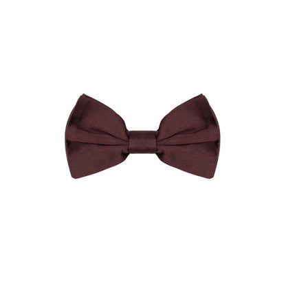 Burgundy Silk Bowty-Dolce & Gabbana-LabelTerrace.com