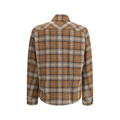 Checked wool Overshirt-Moncler-LabelTerrace.com