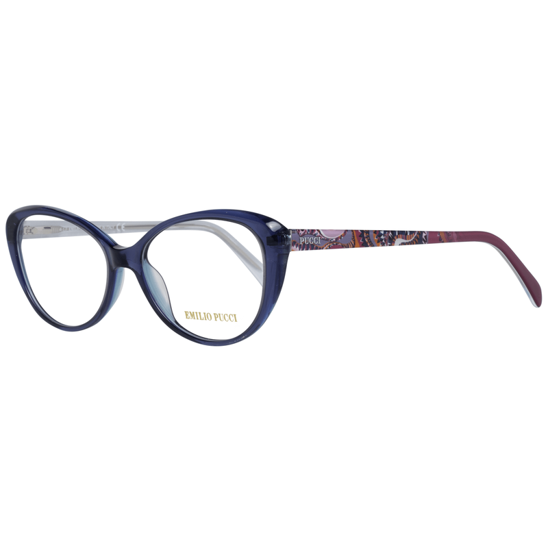 Chic Blue Full-Rim Designer Women's Eyewear-Emilio Pucci-LabelTerrace.com