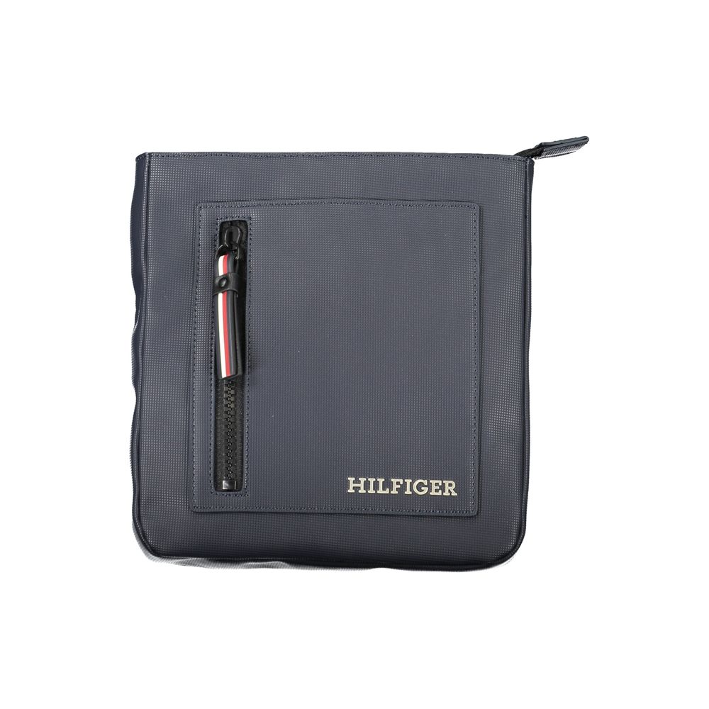 Chic Blue Shoulder Bag with Contrasting Details-Tommy Hilfiger-LabelTerrace.com