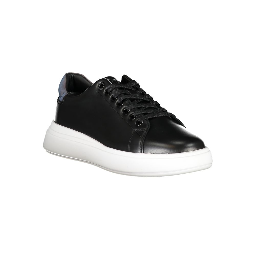 Chic Contrasting Lace-Up Sneakers-Calvin Klein-LabelTerrace.com