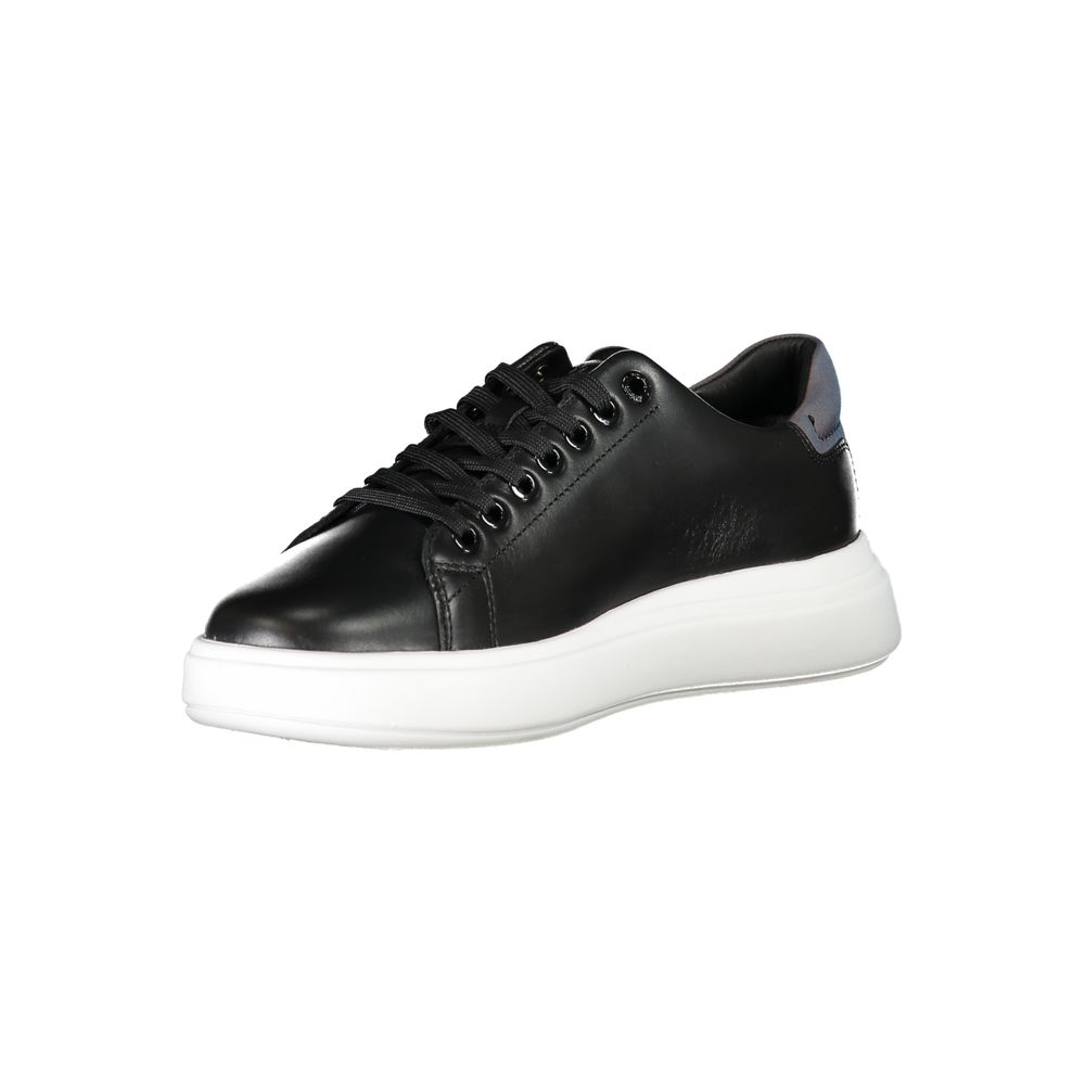 Chic Contrasting Lace-Up Sneakers-Calvin Klein-LabelTerrace.com