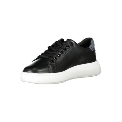 Chic Contrasting Lace-Up Sneakers-Calvin Klein-LabelTerrace.com