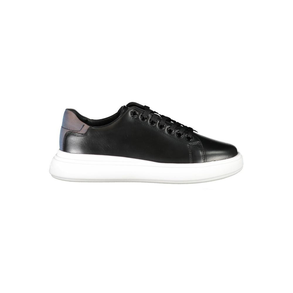 Chic Contrasting Lace-Up Sneakers-Calvin Klein-LabelTerrace.com