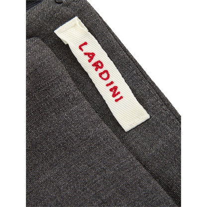 Chic Gray Wool Pencil Skirt-Lardini-LabelTerrace.com
