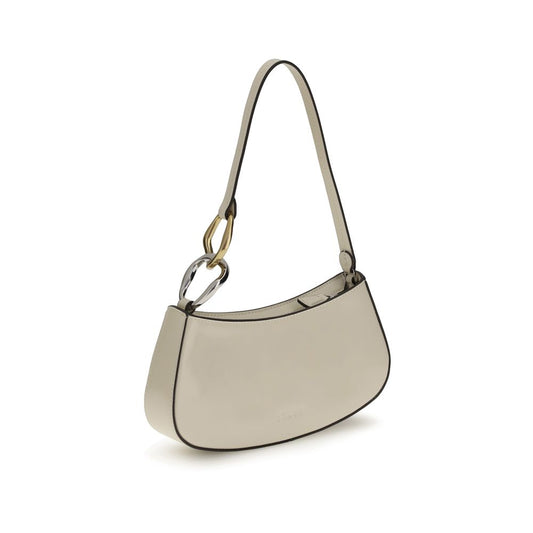 Cream Calf Leather Bos Taurus Shoulder Bag