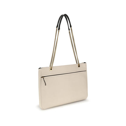 Cream Calf Leather Bos Taurus Shoulder Bag