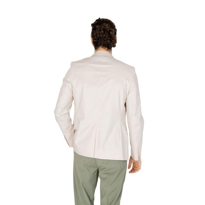 Cream Cotton Blazer