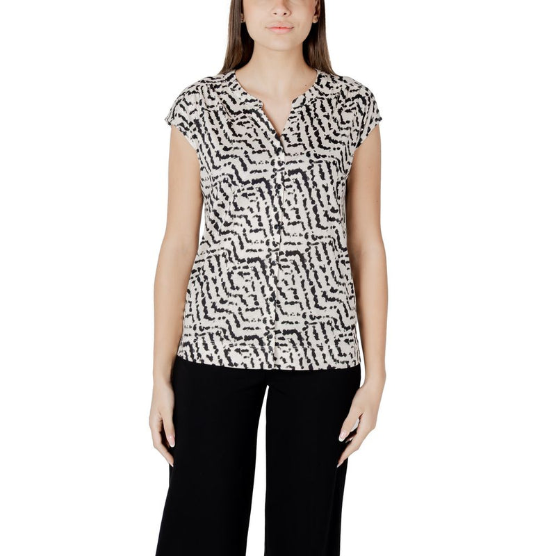 Cream Cotton T-Shirt