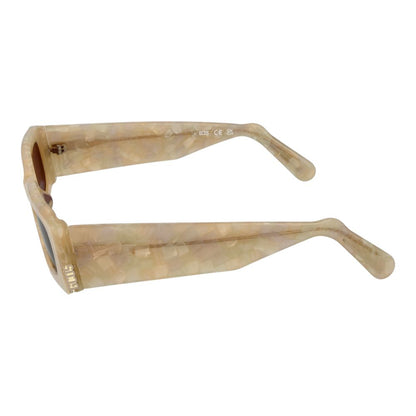 Cremefarvede unisex solbriller