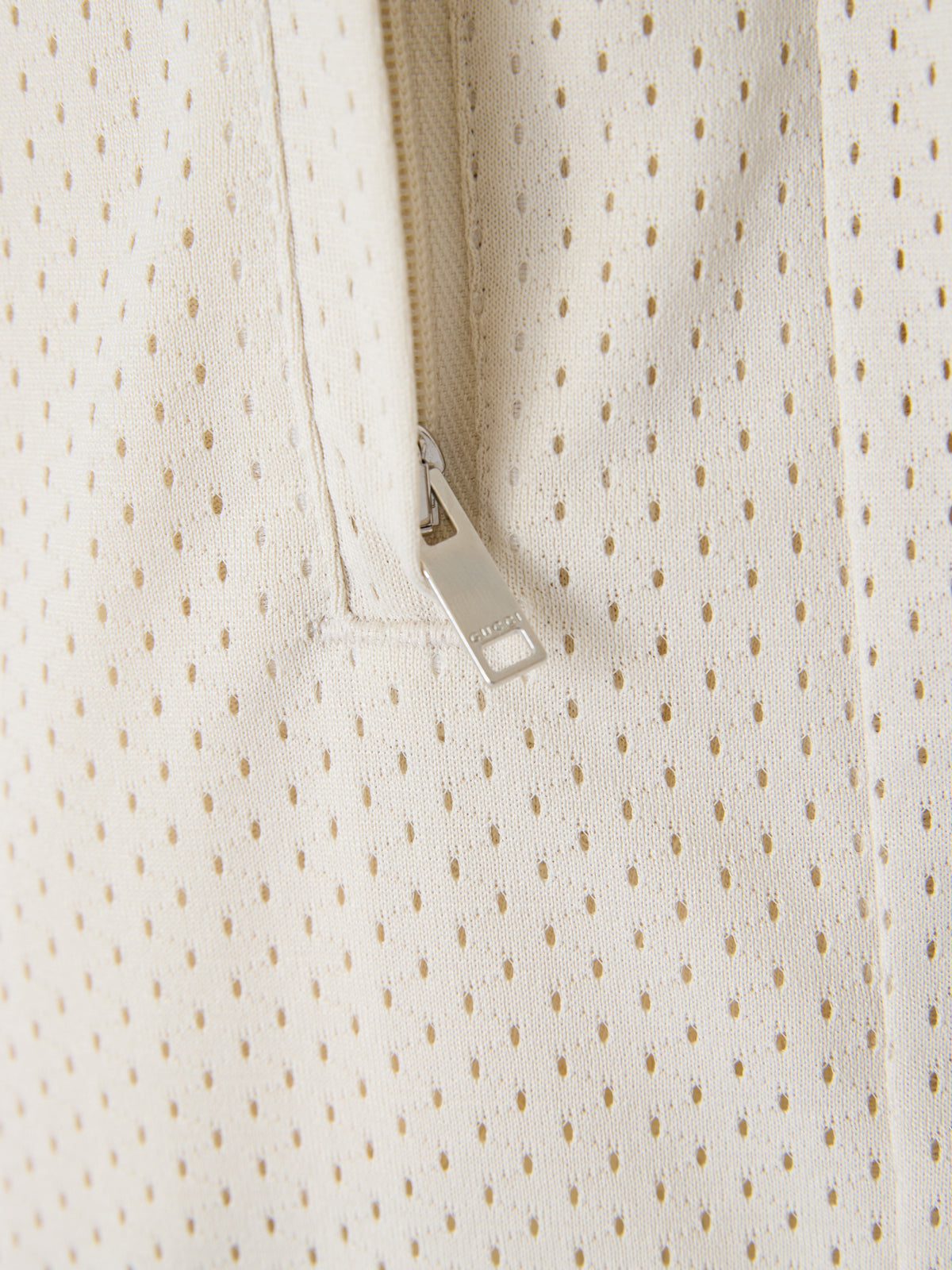 Cream polyester Logo Shorts-Gucci-LabelTerrace.com