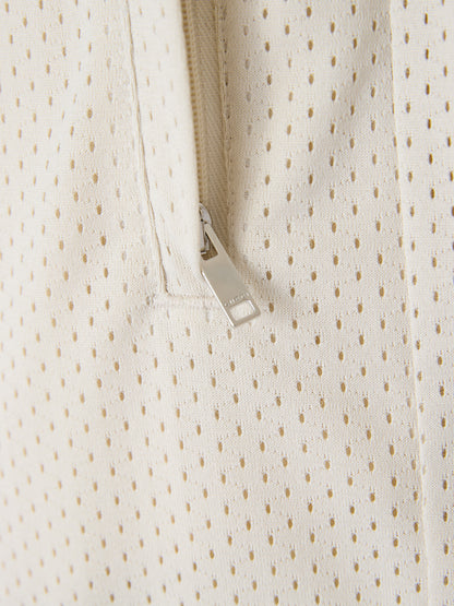 Cream polyester Logo Shorts-Gucci-LabelTerrace.com