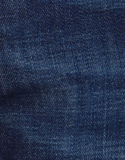 Dark Blue Cotton Men Jeans