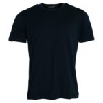 Dark Blue Cotton Round Neck Short Sleeves T-shirt-Dolce & Gabbana-LabelTerrace.com