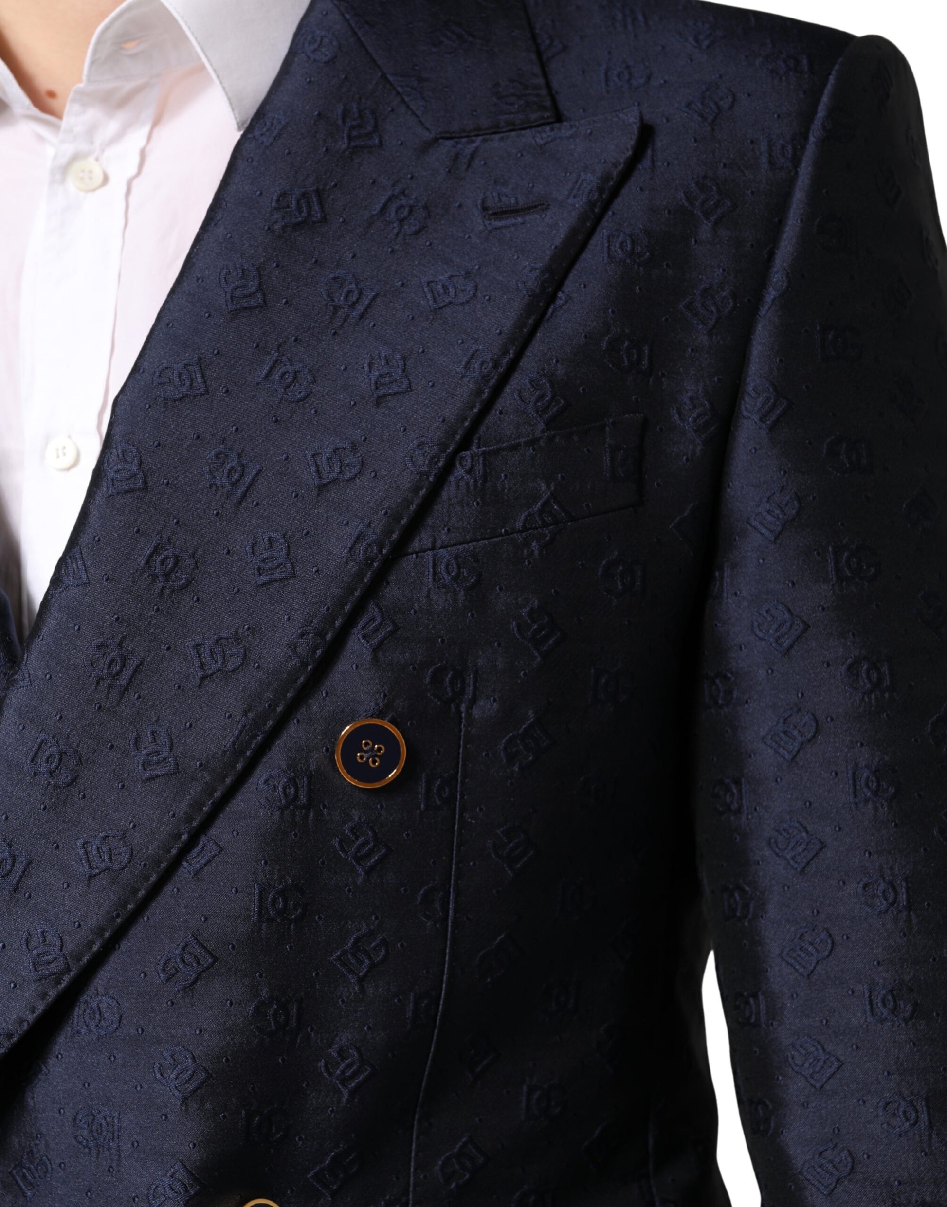 Dark Blue Double Breasted SICILIA 2 PC Suit