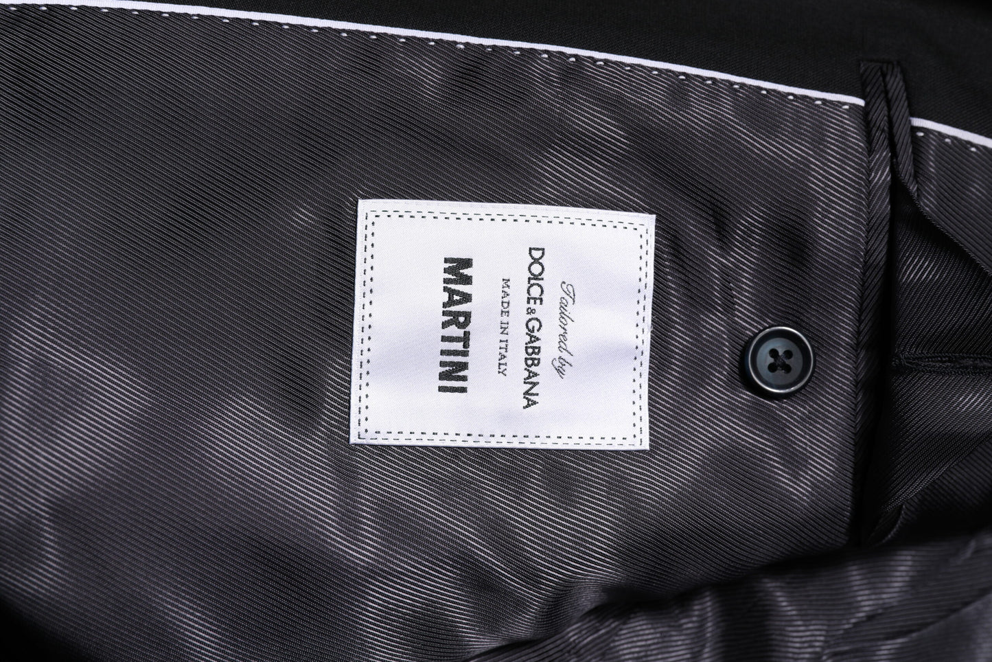 Dark Blue MARTINI Wool Blazer Coat Jacket-Dolce & Gabbana-LabelTerrace.com