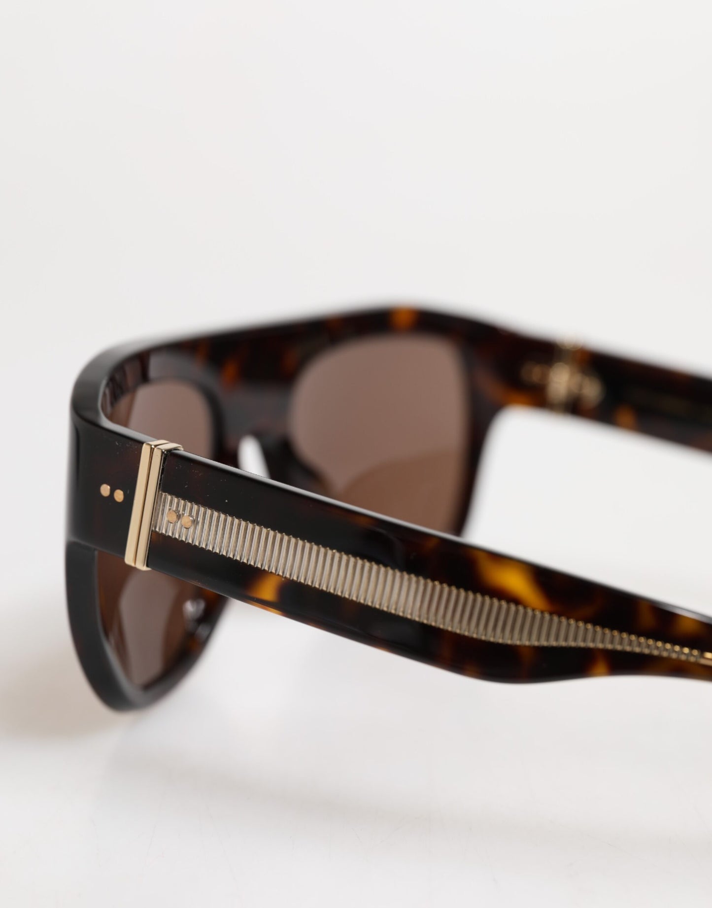 Dark Brown Havana DG4398F Square Frame Eyewear Sunglasses-Dolce & Gabbana-LabelTerrace.com