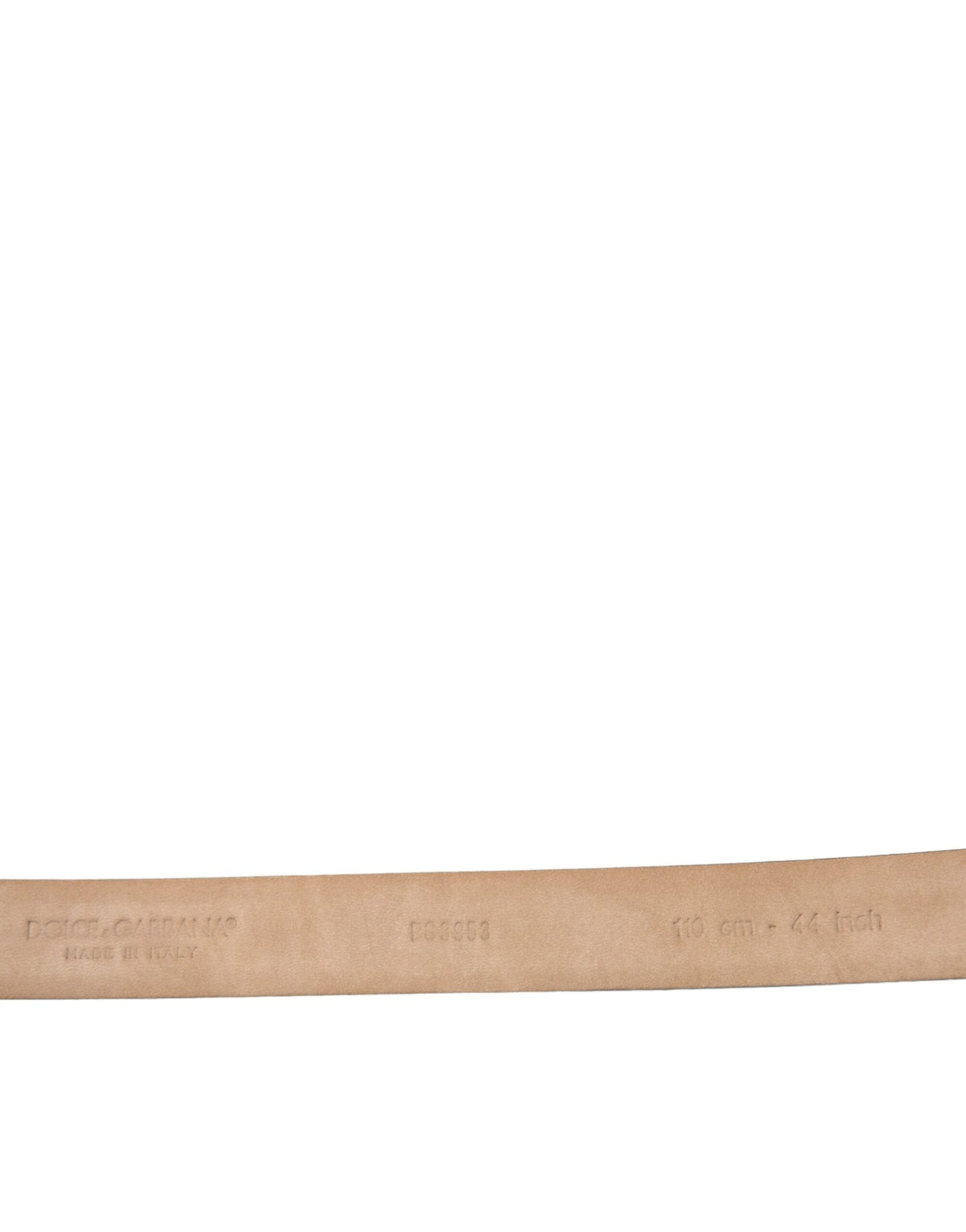 Dark Brown Leather Silver Metal Buckle Belt-Dolce & Gabbana-LabelTerrace.com