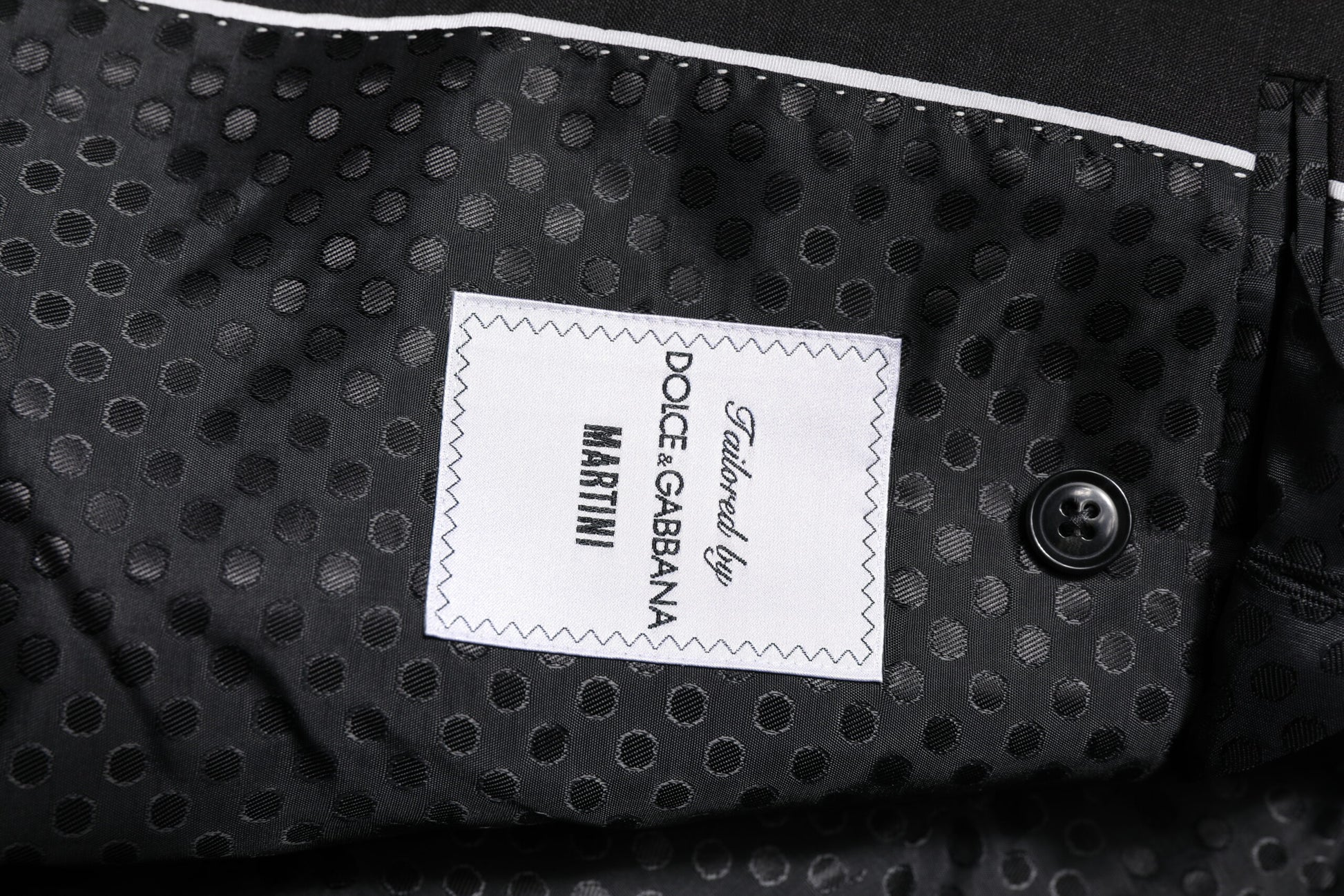 Dark Gray MARTINI Single Breasted Jacket-Dolce & Gabbana-LabelTerrace.com