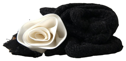 Diadem Headband Tiara White Rose Crystal Hair Gold-Dolce & Gabbana-LabelTerrace.com