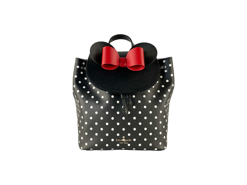 Disney Minnie Mouse Medium Leather Backpack Bookbag Bag-Kate Spade-LabelTerrace.com