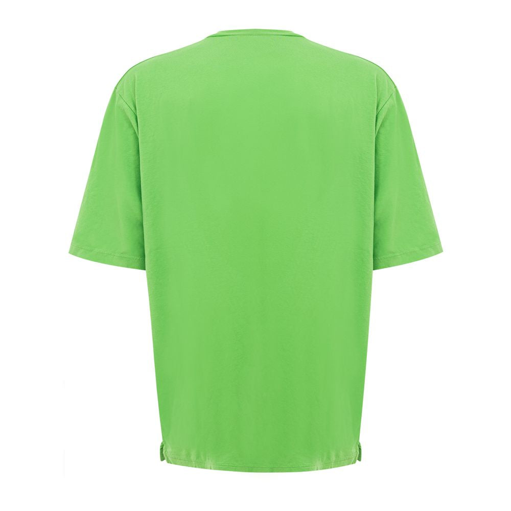 Electric Green Cotton Tee for Men-Dsquared²-LabelTerrace.com