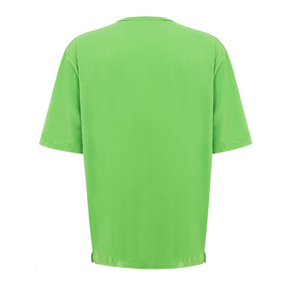 Electric Green Cotton Tee for Men-Dsquared²-LabelTerrace.com