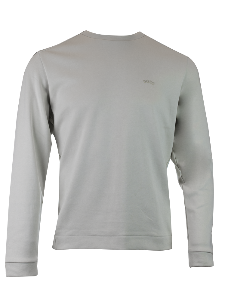 Elegant Beige Cotton Sweatshirt-Hugo Boss-LabelTerrace.com