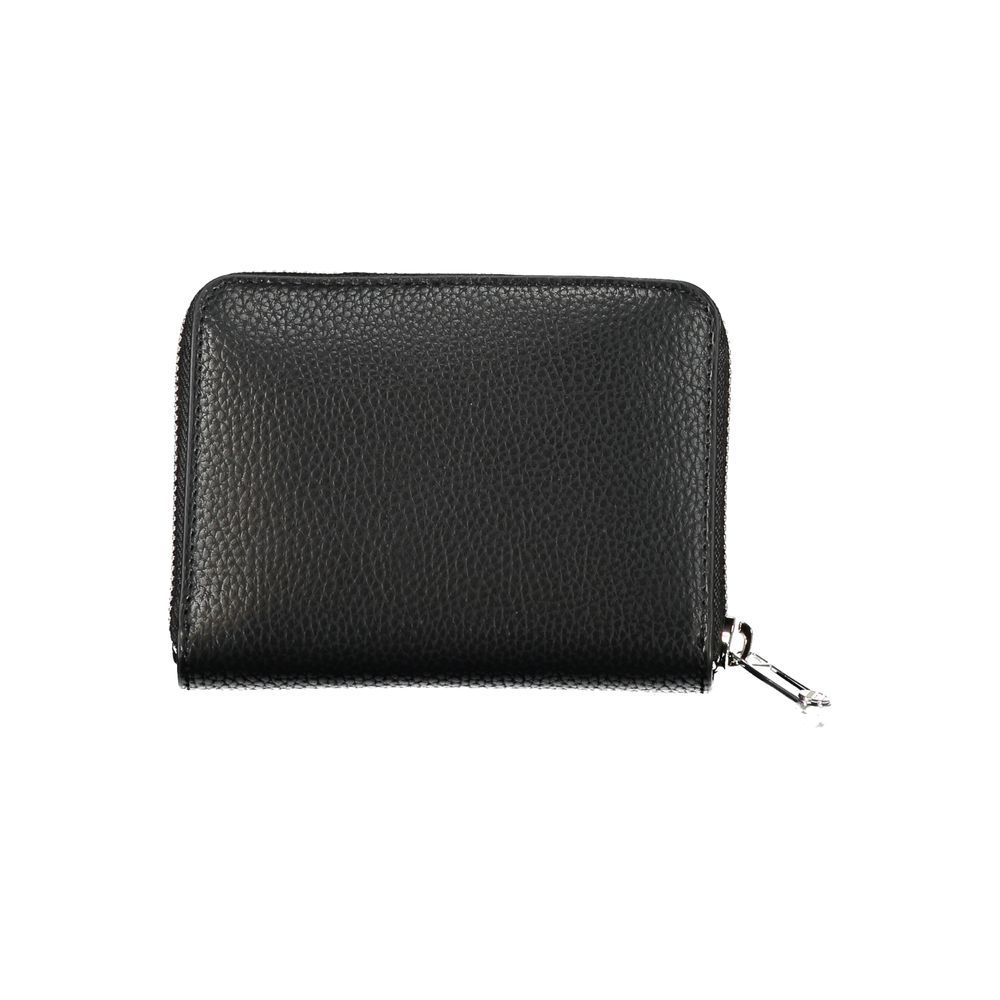Elegant Black Polyethylene Wallet-Tommy Hilfiger-LabelTerrace.com
