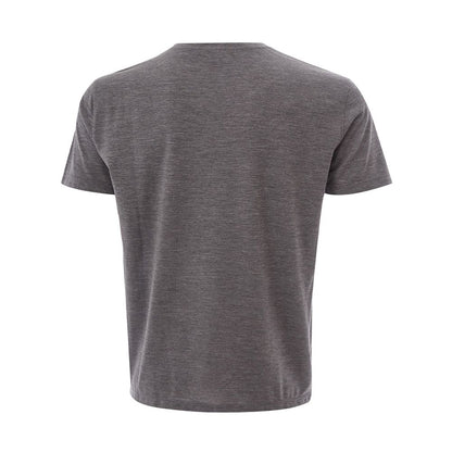 Elegant Gray Woolen Designer T-Shirt-Lardini-LabelTerrace.com