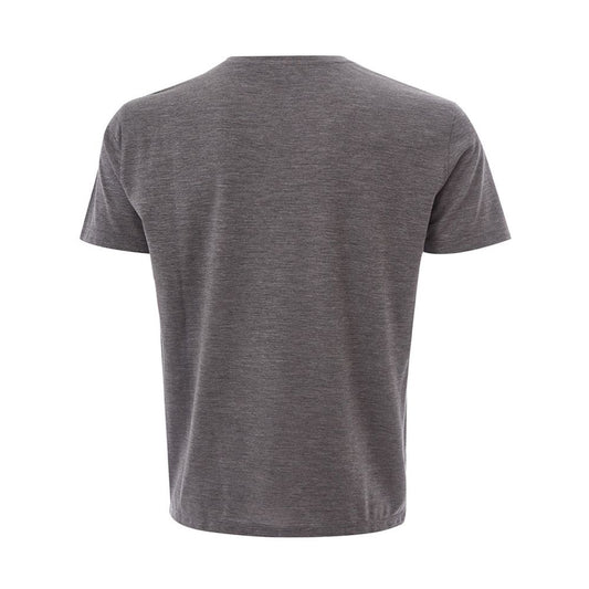 Elegant Gray Woolen Designer T-Shirt-Lardini-LabelTerrace.com