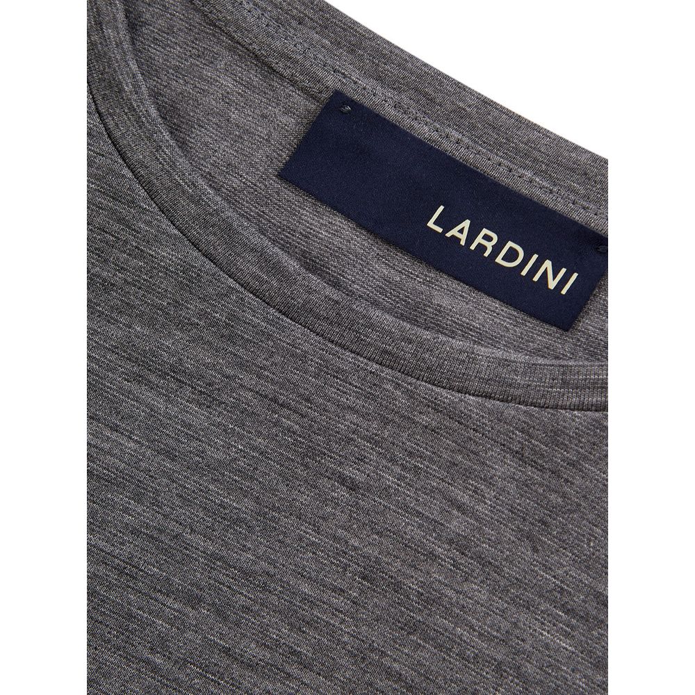 Elegant Gray Woolen Designer T-Shirt-Lardini-LabelTerrace.com