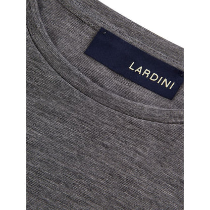 Elegant Gray Woolen Designer T-Shirt-Lardini-LabelTerrace.com