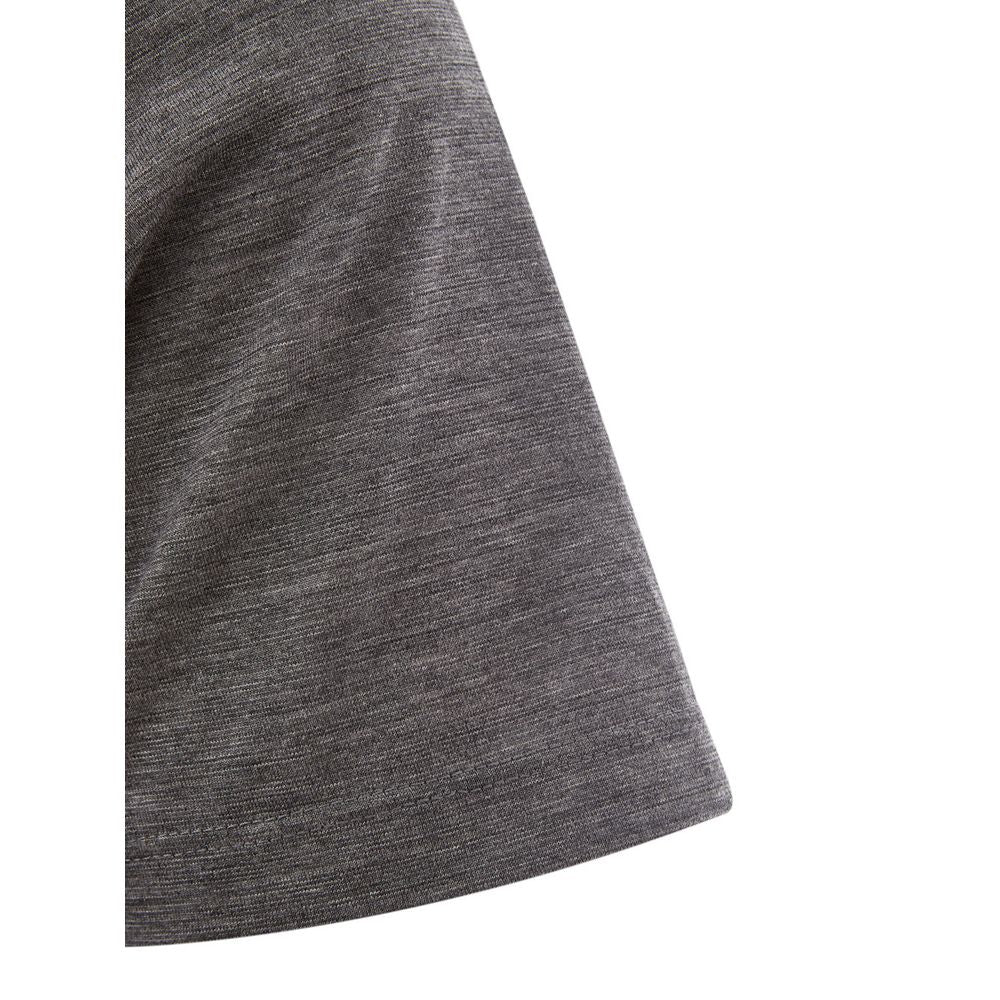 Elegant Gray Woolen Designer T-Shirt-Lardini-LabelTerrace.com