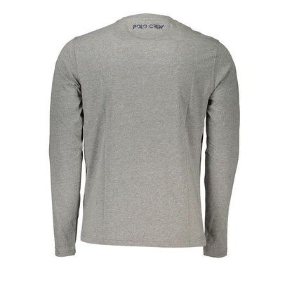 Elegant Long-Sleeved Crew Neck Tee-La Martina-LabelTerrace.com