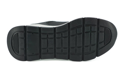 Elegant Monochrome Leather Sneakers-Versace-LabelTerrace.com