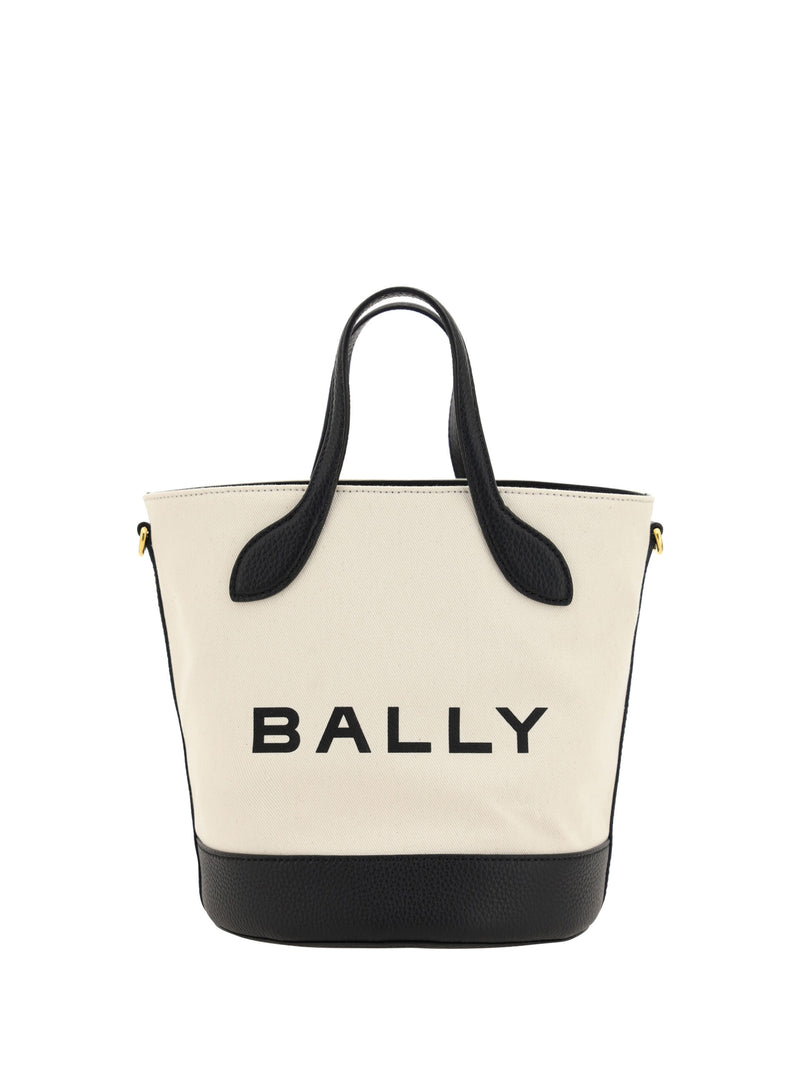 Elegant Monogram Bucket Bag in Black & White-Bally-LabelTerrace.com