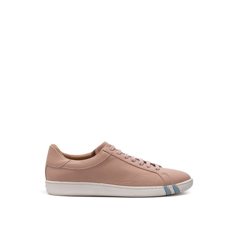 Elegant Pink Leather Sneakers-Bally-LabelTerrace.com