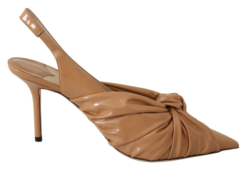 Elegant Pointed Toe Leather Pumps-Jimmy Choo-LabelTerrace.com
