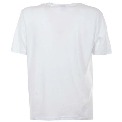 Elegant White Cotton Tee with Bold Blue Logo-North Sails-LabelTerrace.com