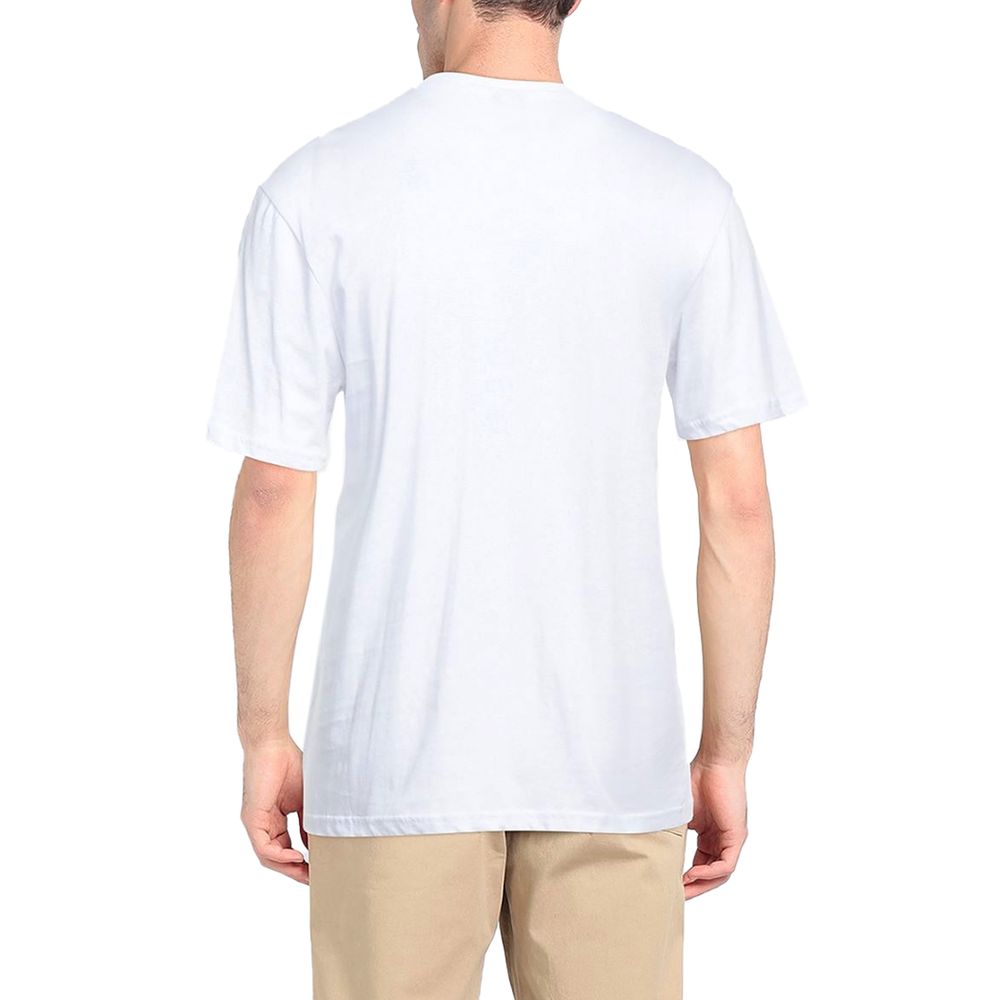 Elegant White Cotton Tee with Chest Print-North Sails-LabelTerrace.com