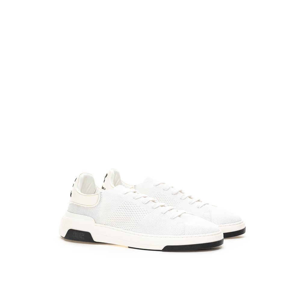 Elegant White Leather Sneakers-Casadei-LabelTerrace.com