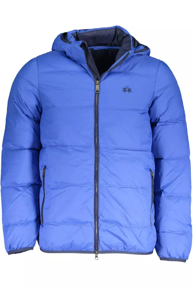 Elite Blue Jacket with Detachable Hood-La Martina-LabelTerrace.com