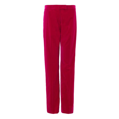 Fuchsia Cotton Dress Pants